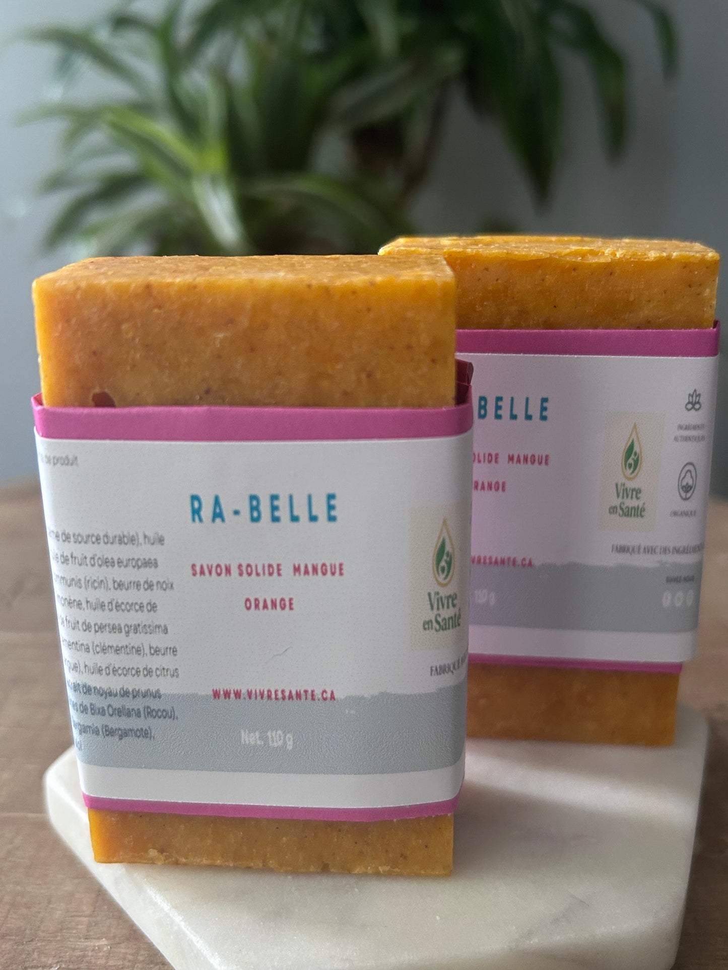 Savon Exfoliant Mandarine & Mangue – Ra-Belle