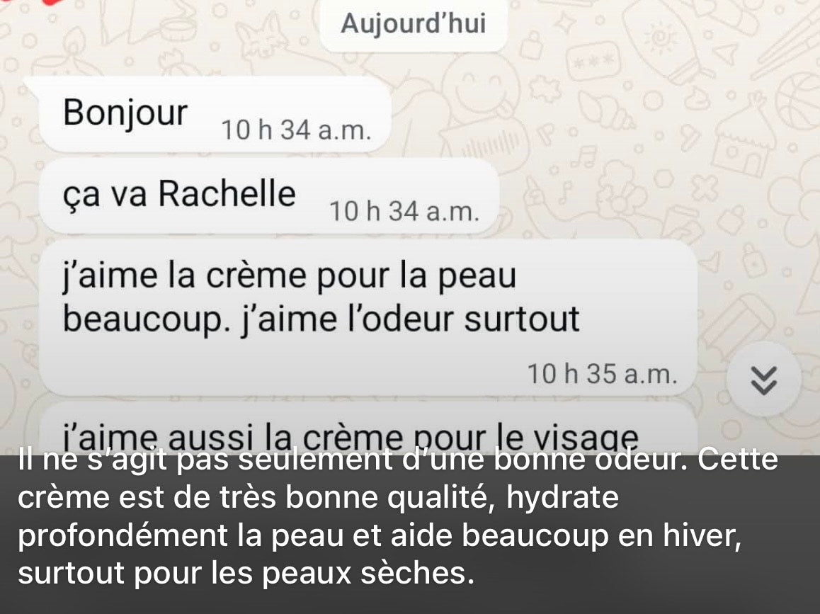 Crème pour le visage