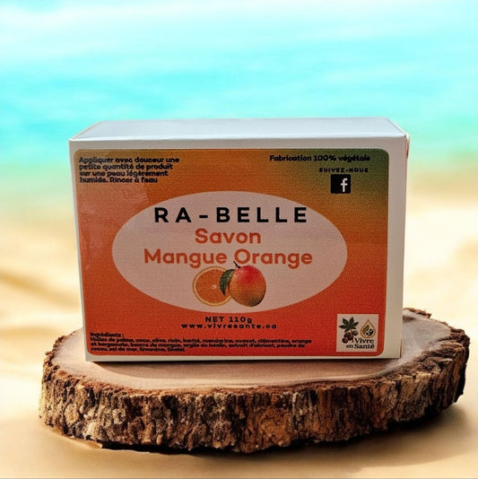 Savon Exfoliant Mandarine & Mangue – Ra-Belle